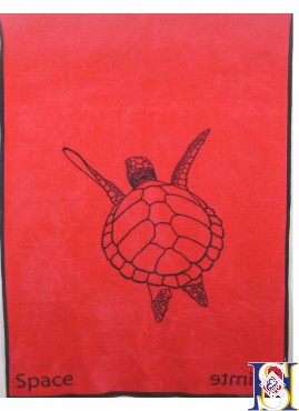 SEA TURTLE and SPACE (black and red)