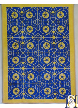 MORNING GLORY - THE MORNING (Matisse blue and gold)